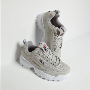 FILA Disruptor II Premium Suede - Gray